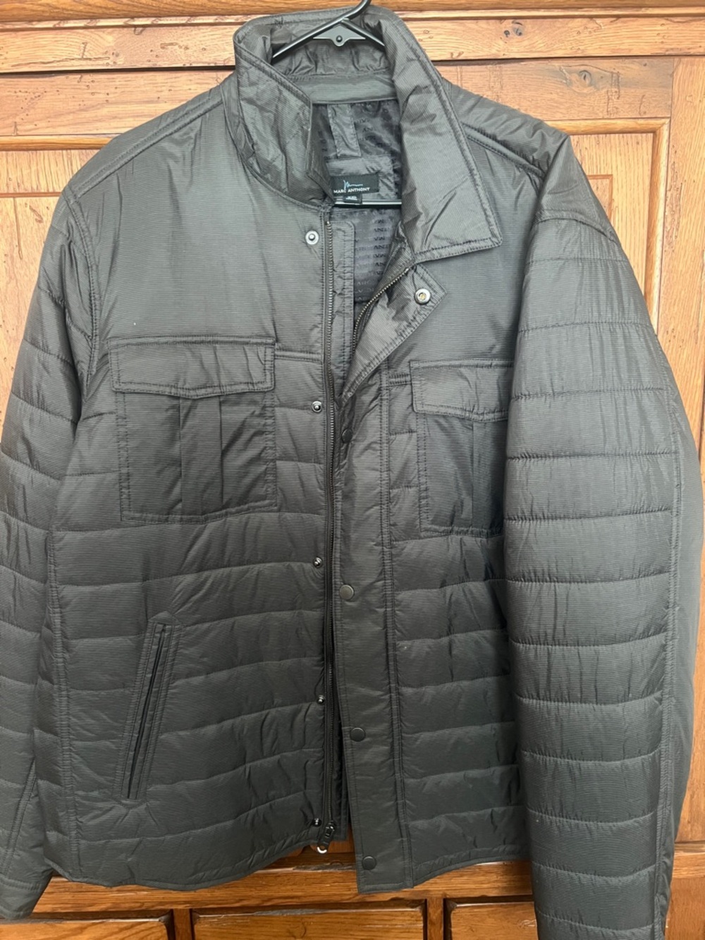 Marc Anthony Black Quilted Puffer Jacket